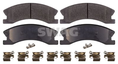 Bremžu uzliku kompl., Disku bremzes SWAG 33 10 0191