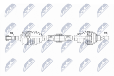 Приводной вал NTY NPW-PL-155