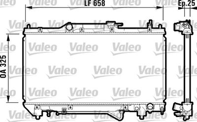 Radiators, Motora dzesēšanas sistēma VALEO 732754