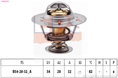 Термостат, охлаждающая жидкость EPS 1.880.276S