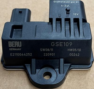 Vadības bloks, Kvēlsveces darbības laiks BorgWarner (BERU) GSE109