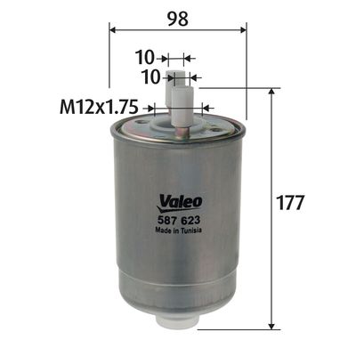 Топливный фильтр VALEO 587623
