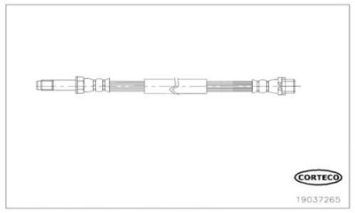 Bremžu šļūtene CORTECO 19037265
