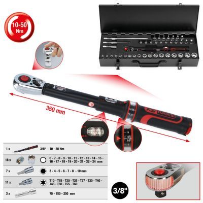 Dinamometrisko atslēgu komplekts KS TOOLS 516.1525