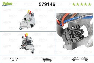 Stikla tīrītāju motors VALEO 579146