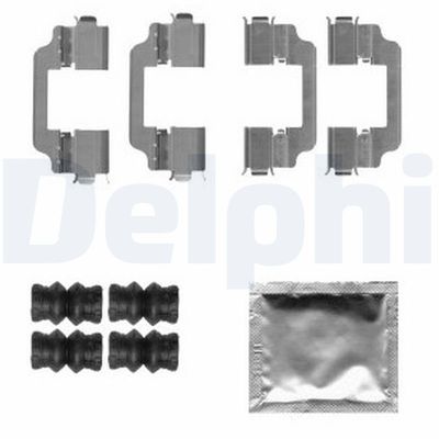 Piederumu komplekts, Disku bremžu uzlikas DELPHI LX0580
