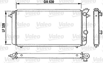 Radiators, Motora dzesēšanas sistēma VALEO 810889