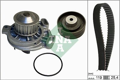 Ūdenssūknis + Zobsiksnas komplekts Schaeffler INA 530 0152 30