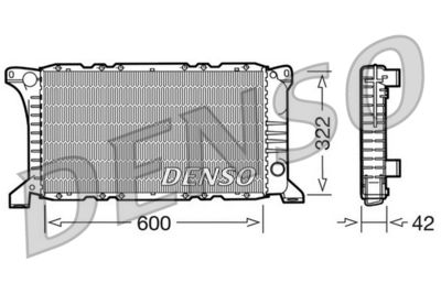 Radiators, Motora dzesēšanas sistēma DENSO DRM10097