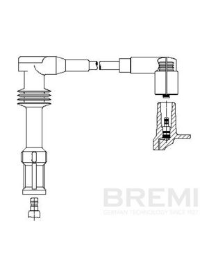 Augstsprieguma vads BREMI 1A09/48