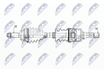 Приводной вал NTY NPW-SB-019