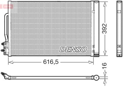 Конденсатор, кондиционер DENSO DCN20049