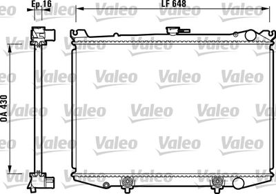 Radiators, Motora dzesēšanas sistēma VALEO 731085