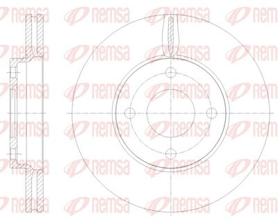 Bremžu diski REMSA 61778.10