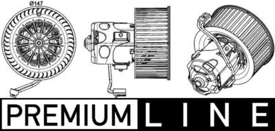 Вентилятор салона MAHLE AB 151 000P