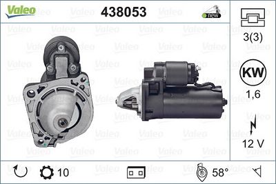 Starteris VALEO 438053