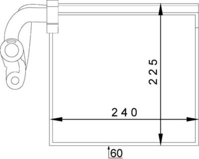 Испаритель, кондиционер MAHLE AE 145 000P