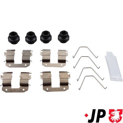 Комплектующие, колодки дискового тормоза JP GROUP 3664002710