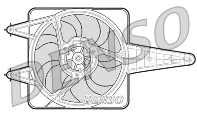 Вентилятор, охлаждение двигателя DENSO DER13203