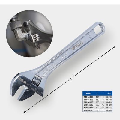 Regulējama atslēga KS TOOLS BT014810