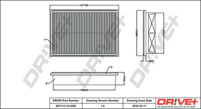 Воздушный фильтр Dr!ve+ DP1110.10.0493