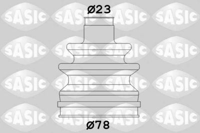 Комплект пыльника, приводной вал SASIC 9004502