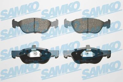 Комплект тормозных колодок, дисковый тормоз SAMKO 5SP740