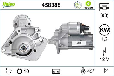 Starteris VALEO 458388