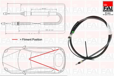 Trose, Stāvbremžu sistēma FAI AutoParts FBC0110