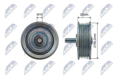 Parazīt-/Vadrullītis, Ķīļrievu siksna NTY RNK-HD-028