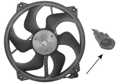 Ventilators, Motora dzesēšanas sistēma VAN WEZEL 0970746