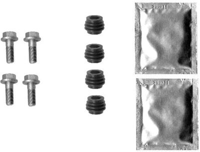 Направляющая гильза, корпус скобы тормоза HELLA 8DZ 355 201-601