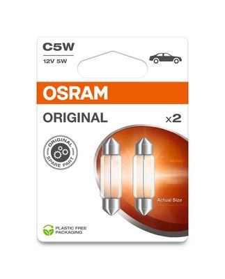 Лампа накаливания, фонарь освещения номерного знака ams-OSRAM 6418-2BL