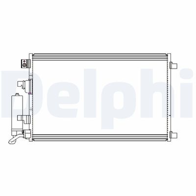 Конденсатор, кондиционер DELPHI CF20312