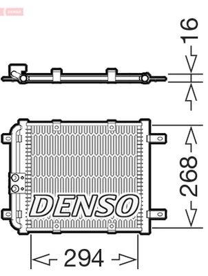 Kondensators, Gaisa kond. sistēma DENSO DCN02052