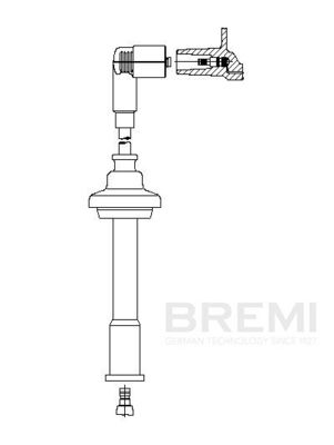Провод зажигания BREMI 1A08/63