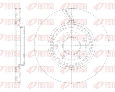 Тормозной диск REMSA 62115.10