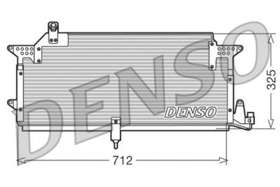 Конденсатор, кондиционер DENSO DCN32005