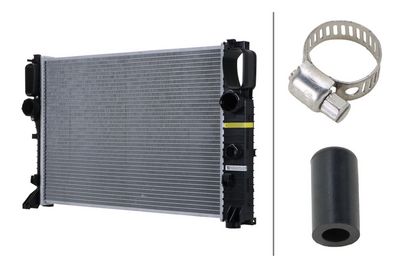 Радиатор, охлаждение двигателя HELLA 8MK 366 300-621