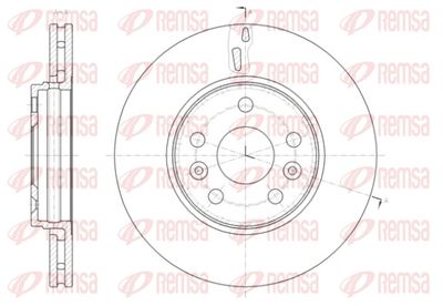Тормозной диск REMSA 61411.10