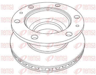 Тормозной диск REMSA NCA1197.20