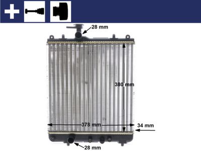 Radiators, Motora dzesēšanas sistēma MAHLE CR 1514 000S