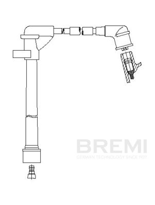 Augstsprieguma vads BREMI 710E69