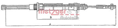 Trose, Stāvbremžu sistēma METZGER 11.606