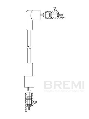 Провод зажигания BREMI 433/34