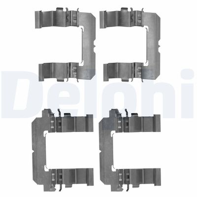 Комплектующие, колодки дискового тормоза DELPHI LX0498