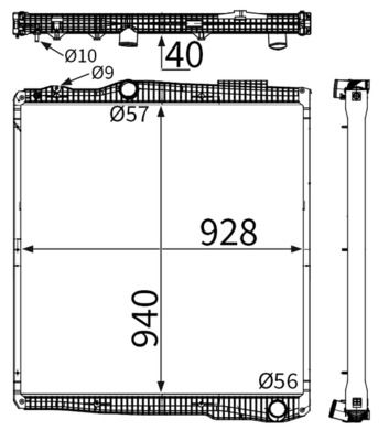 Radiators, Motora dzesēšanas sistēma MAHLE CR2782000S