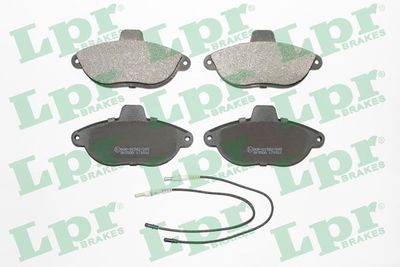 Комплект тормозных колодок, дисковый тормоз LPR 05P346