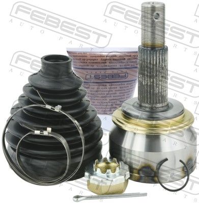 Šarnīru komplekts, Piedziņas vārpsta FEBEST 0210-T32R