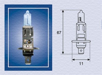 Kvēlspuldze, Tālās gaismas lukturis MAGNETI MARELLI 002561100000